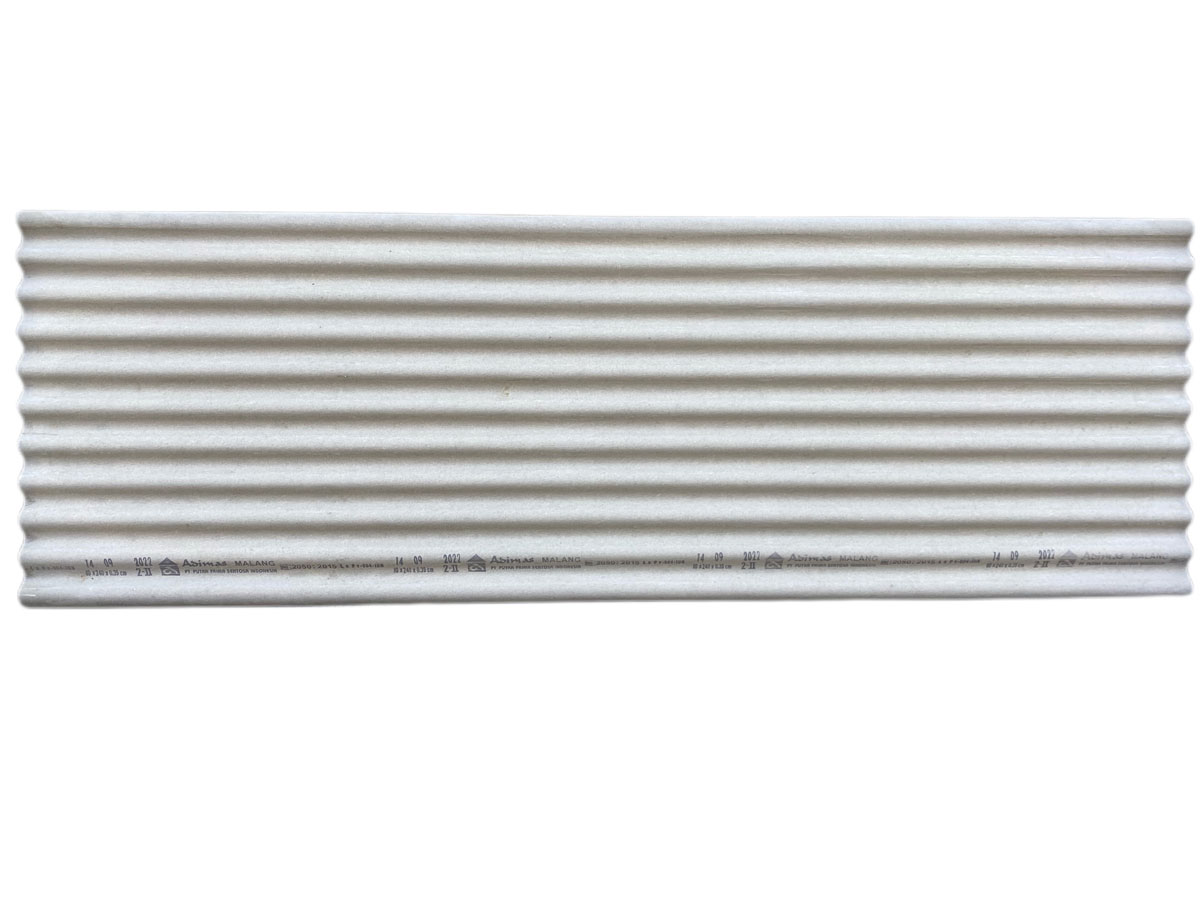 Asbes Gelombang Kecil & Nok Asbes Gelombang Kecil & Nok