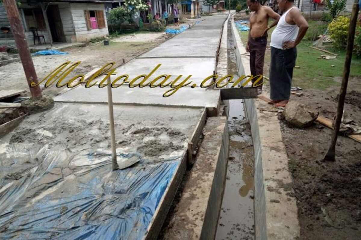 Salah satu contoh rabat beton