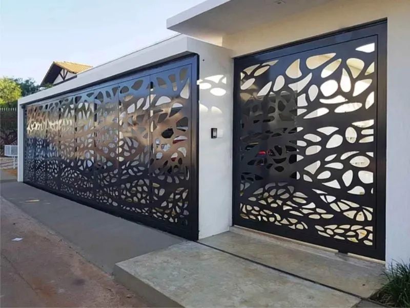 10+ Inspirasi Motif Pagar Laser Cutting Unik dan Menawan! motif pagar laser cutting abstrak