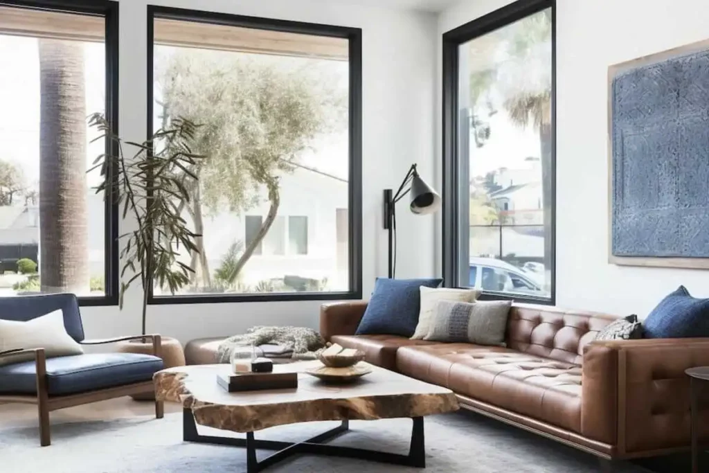 15 Contoh Hiasan Dinding Ruang Tamu Menarik dan Aesthetic hiasan dinding ruang tamu scandinavian